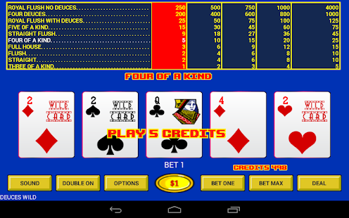 Deuces Wild Mobile Free Casino Game - IOS / Android Version Deuces Wild Mobile Free Casino Game - IOS / Android Version