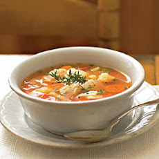 Tomato-Based White Wine Fish Soup