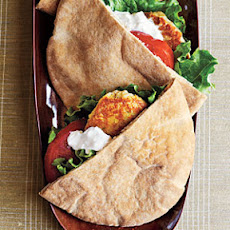White Bean and Sage Pita Burgers
