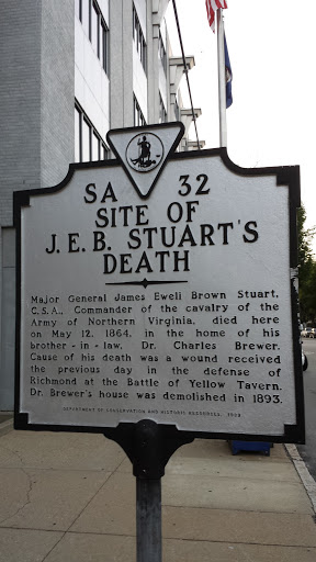 Site of J. E. B. Stuart's Death