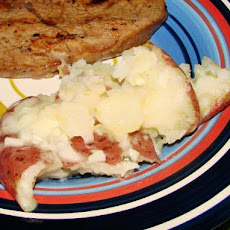Nif's Cheesy Garlicky Smashed Potatoes (Bbq or Oven)