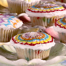 Tie-Dyed Cupcakes