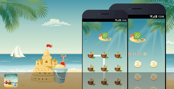 How to install AppLock Theme - Beach 1.2 mod apk for bluestacks