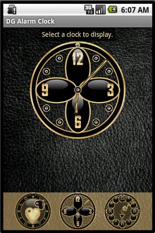 DiamondGold Alarm Clock Widget