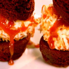 Caramel and Chocolate Bon Bon Sandwiches