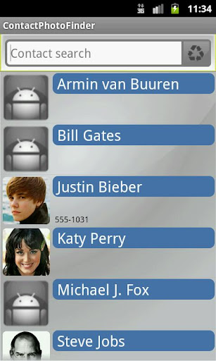 Contact Photo Finder