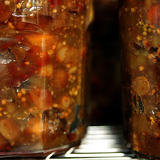 Green Tomato-Apple Chutney