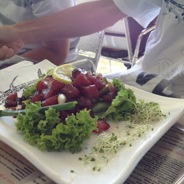 Poisson cru à la grecque 