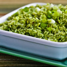 Ginger-Cilantro Rice with Green Onion and Sesame
