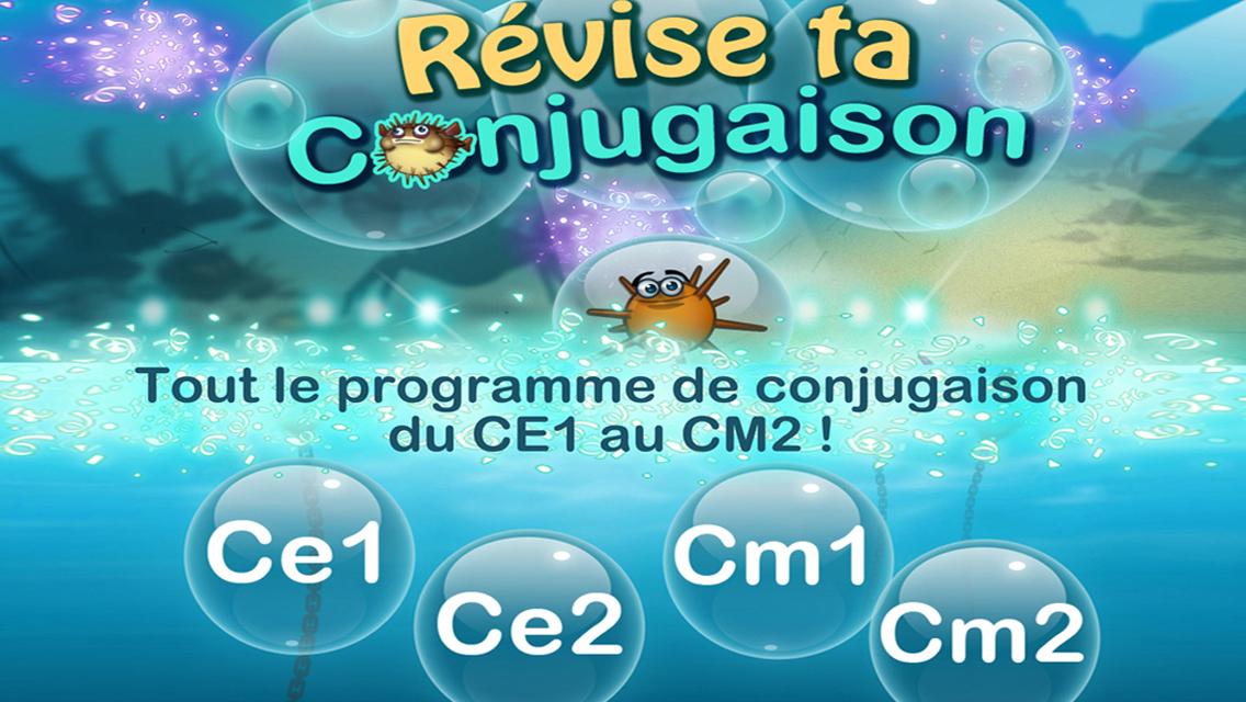 Android application Révise ta conjugaison screenshort