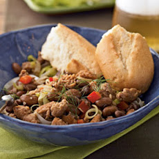 Cranberry Beans with Sausage and Fennel