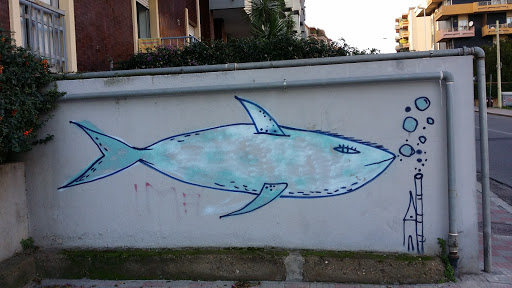 Balena Azzurra Graffiti