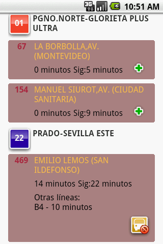infobus-sevilla for android screenshot