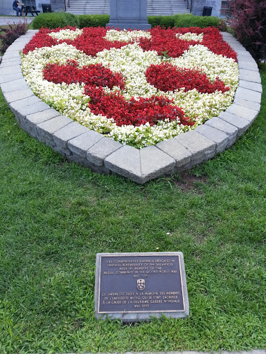 Commemorative Garden on Mc Gill Campus