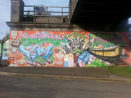 Railway Underpass Graffiti Art