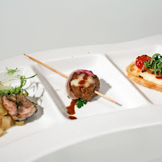 Cocoa-Coffee-Chili Seasoned Pork with Pear Apple Chutney