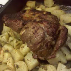 Greek Orange Roast Lamb