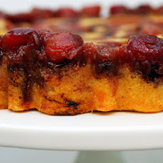 Cherry Cornmeal Upside-Down Cake