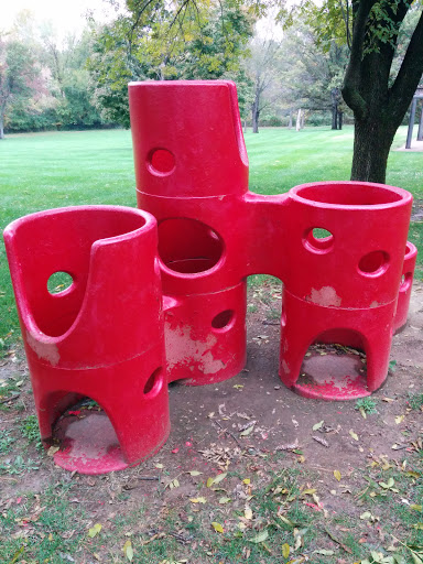 Red Can Sculpture