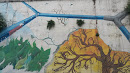 Tree and Leaves Graffiti