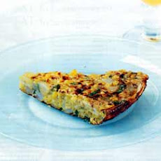 Corn, Scallion, and Potato Frittata