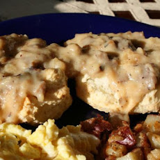 Traditional Biscuits N' Gravy (W/Sausage - Gluten Free)