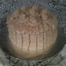 Almond Cupcake with Salted Caramel Buttercream Frosting