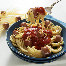 Spaghetti Hot Dogs