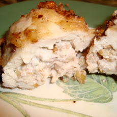 Chicken Kievs with Walnuts in a Sage Butter Sauce