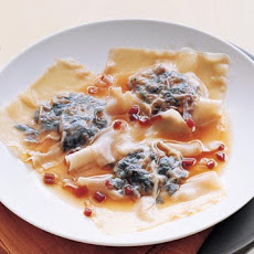 Oyster Mushroom and Chard Ravioli