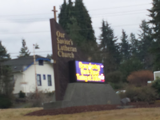 Our Savior's Lutheran Church SIgn