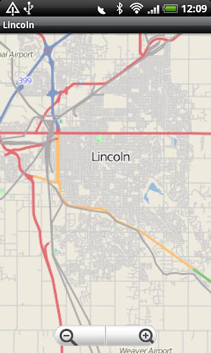 Lincoln Nebraska Street Map