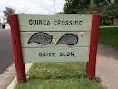 Guinea Crossing Sign