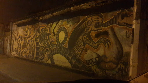Mural Alíen Dino