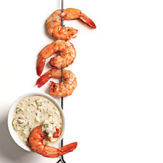 Cajun-Spiced Smoked Shrimp with Rémoulade