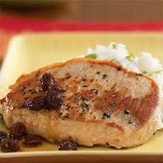 Pork with Port Wine and Raisin Sauce