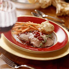 Port-Marinated Tenderloin with Cranberries