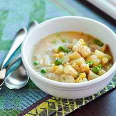 Andean Cheese & Potato Soup (Locro de Papa)