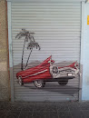 Grafitti Cadillac Rojo 