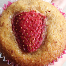 Toasted Almond and Strawberry Friands