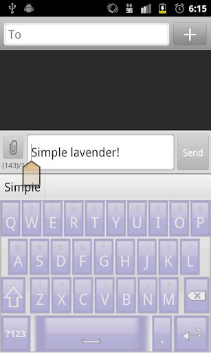 免費下載個人化APP|Simple Lavender! Keyboard Skin app開箱文|APP開箱王
