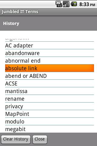 【免費教育App】IT & Computer  Terms- Jumbled-APP點子