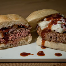 Lamb Burger with Pomegranate Ketchup
