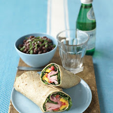 Beef and Mango Wraps