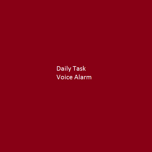 DAILY TASK VOICE ALARM LOGO-APP點子