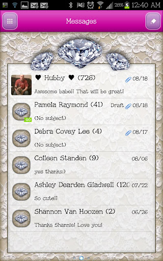 免費下載個人化APP|GO SMS - Diamond Lace app開箱文|APP開箱王