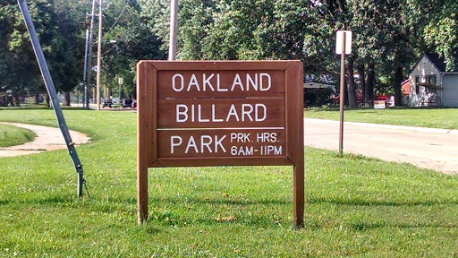 Billard Park Ball Diamonds Sign