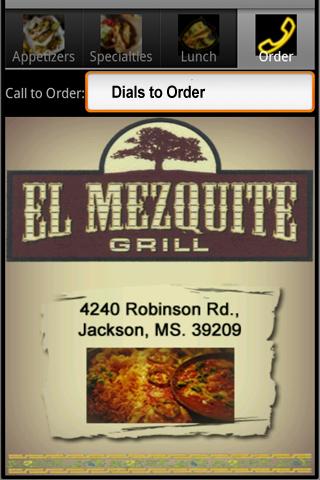 El Mezquite Grill Menu To-Go