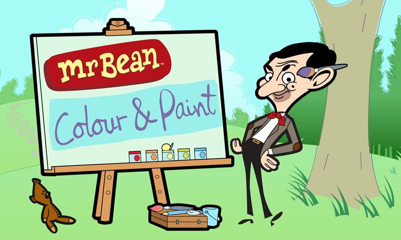 Android application Mr Bean Color &amp; Paint Book screenshort