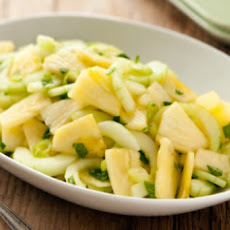 Cucumber Salad with Pineapple and Jalapeño